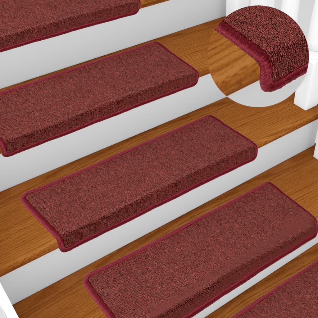 Bordeaux Stufenmatten 65x21cm, 15er Set