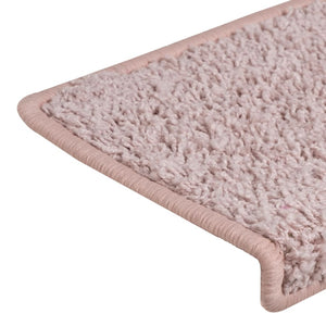 Hellrosa Stufenmatten 15er Set 65x21cm
