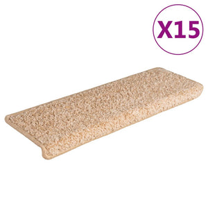 vidaXL Tapis de marche 15 pcs. 65x21x4 cm Or Bord rectangulaire