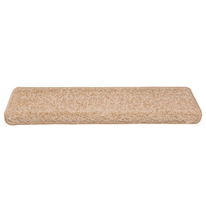 vidaXL Tapis de marche 15 pcs. 65x21x4 cm Or Bord rectangulaire