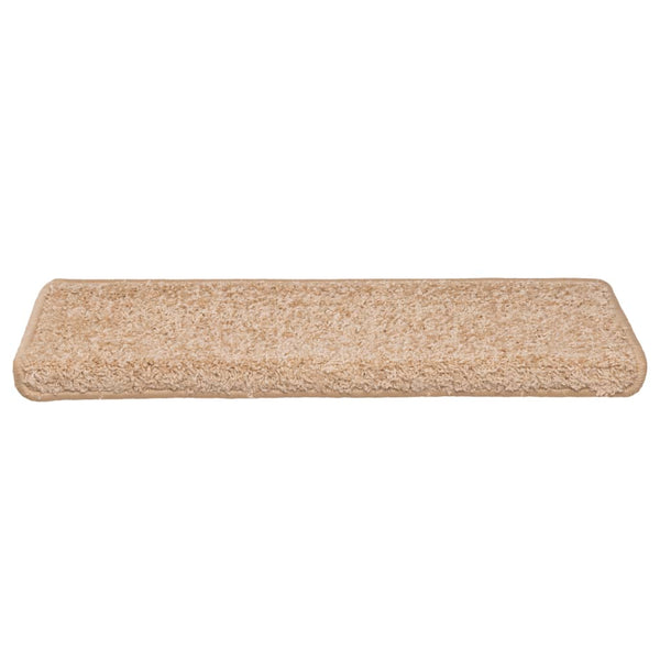 vidaXL Tapis de marche 15 pcs. 65x21x4 cm Or Bord rectangulaire