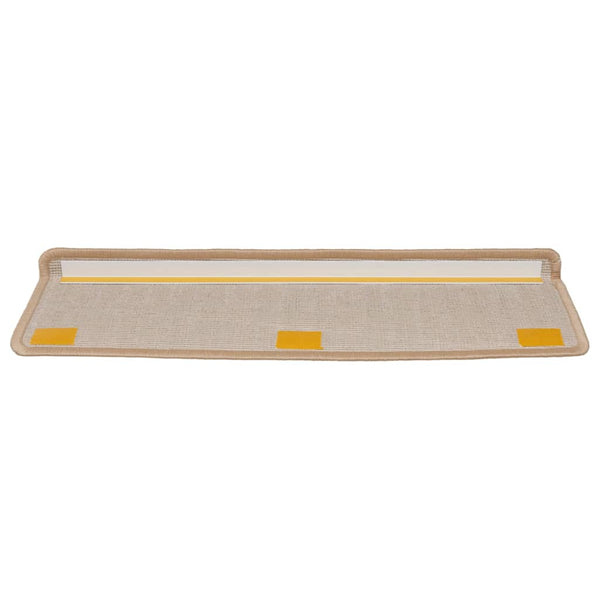 vidaXL Tapis de marche 15 pcs. 65x21x4 cm Or Bord rectangulaire