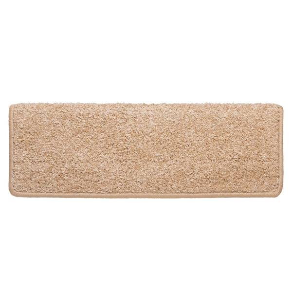 vidaXL Tapis de marche 15 pcs. 65x21x4 cm Or Bord rectangulaire
