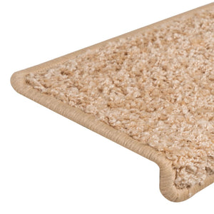 vidaXL Tapis de marche 15 pcs. 65x21x4 cm Or Bord rectangulaire