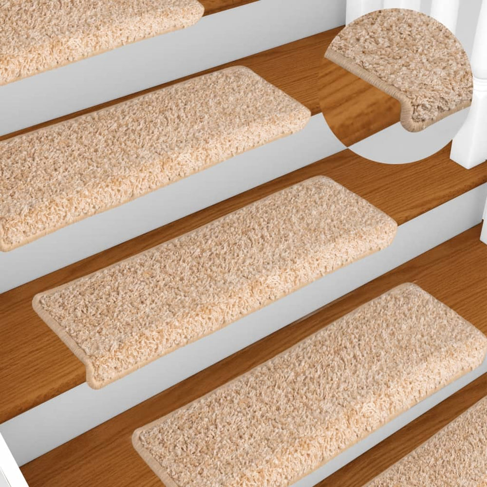 Goldene Stufenmatten, 15er Set, 65x21 cm