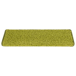 Grüne Treppenmatten 65x21cm, 15er Set