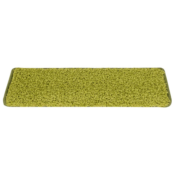 Grüne Treppenmatten 65x21cm, 15er Set
