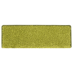 Grüne Treppenmatten 65x21cm, 15er Set