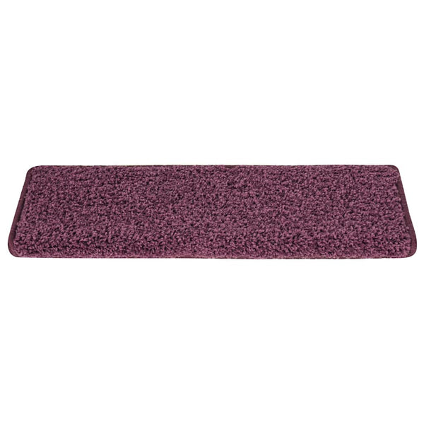 Dunkelviolette Stufenmatten 15er Set 65x21cm