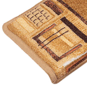 Selbstklebende Treppenmatten Beige, 15er Set