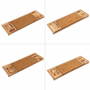 Selbstklebende Treppenmatten Beige, 15er Set