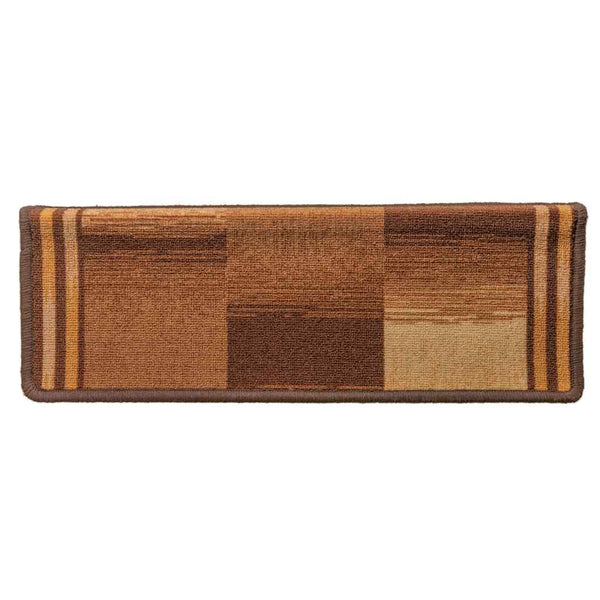 Selbstklebende Treppenmatten Braun 15 Stk. 65x21cm