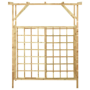 Pergola für 2 Mülltonnen Kiefernholz Imprägniert