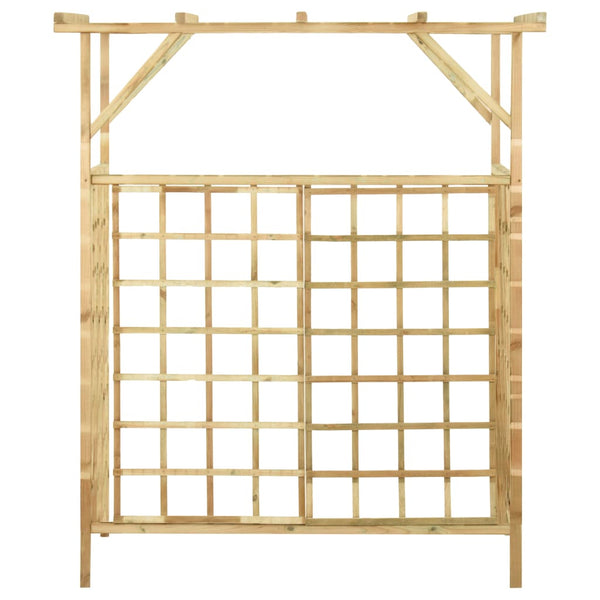 Pergola für 2 Mülltonnen Kiefernholz Imprägniert