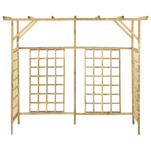 Pergola für 3 Mülltonnen Kiefernholz Imprägniert
