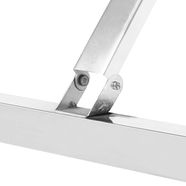 Klappbarer Küchentisch Edelstahl 100x60