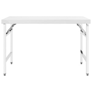Klappbarer Küchentisch Edelstahl 120x60 cm