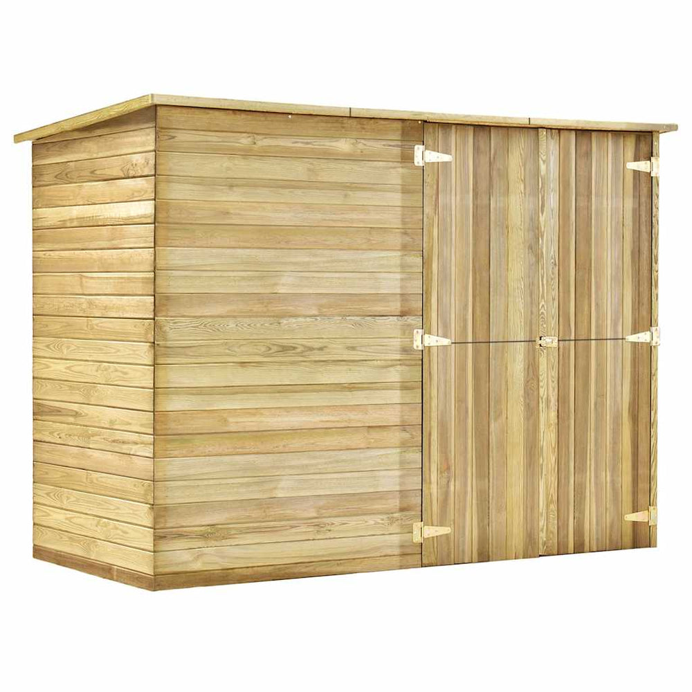 Fahrradgarage 232x110x170 cm Kiefernholz Imprägniert