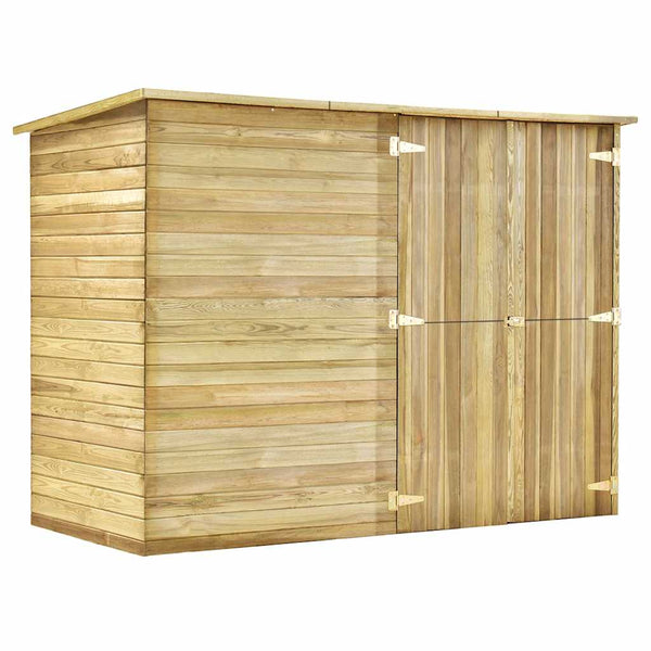 Fahrradgarage 232x110x170 cm Kiefernholz Imprägniert