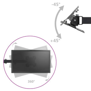 Tischhalterung für 3 Monitore 13"-23"