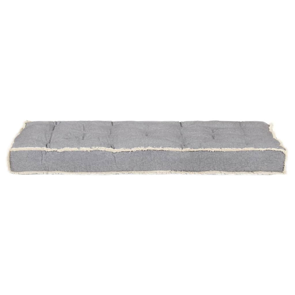vidaXL Coussin de canapé de palettes Anthracite 120x80x10 cm