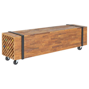 TV-Schrank Teakholz 110 cm