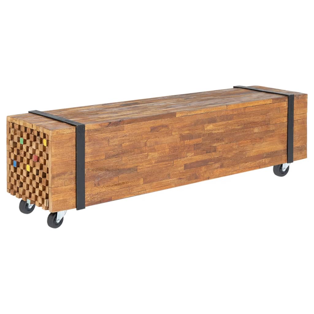 TV-Schrank Teakholz 110 cm