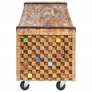 TV-Schrank Teakholz 110 cm