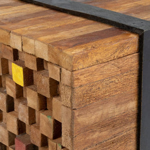 TV-Schrank Teakholz 110 cm
