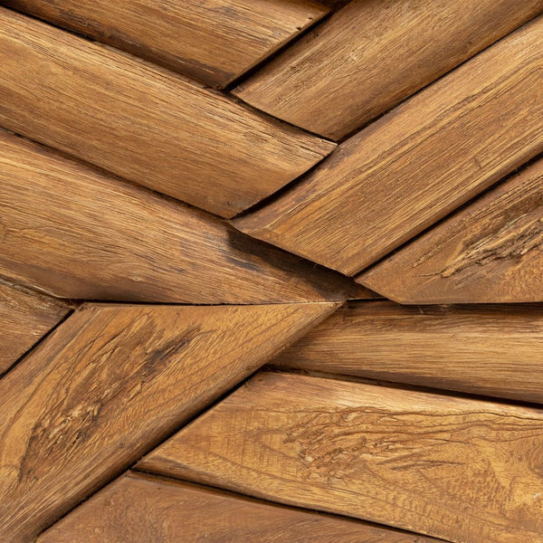 Couchtisch Erosion Teak Massivholz 110 cm