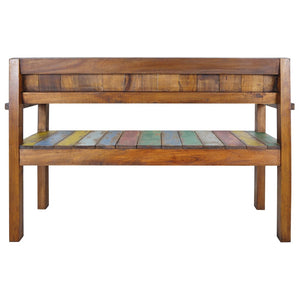 Massive Altholz Sitzbank 115 cm