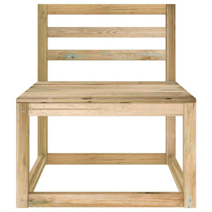 vidaXL Ensemble de jardin 2 pcs Bois de pin imprégné Vert