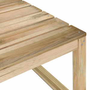 vidaXL Ensemble de jardin 2 pcs Bois de pin imprégné Vert