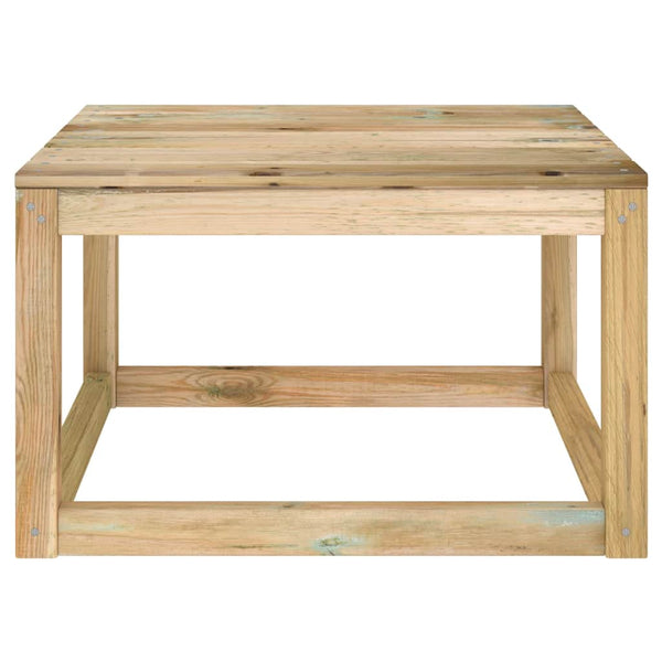 vidaXL Ensemble de jardin 2 pcs Bois de pin imprégné Vert