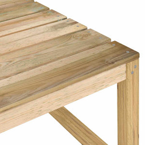 vidaXL Ensemble de jardin 2 pcs Bois de pin imprégné Vert