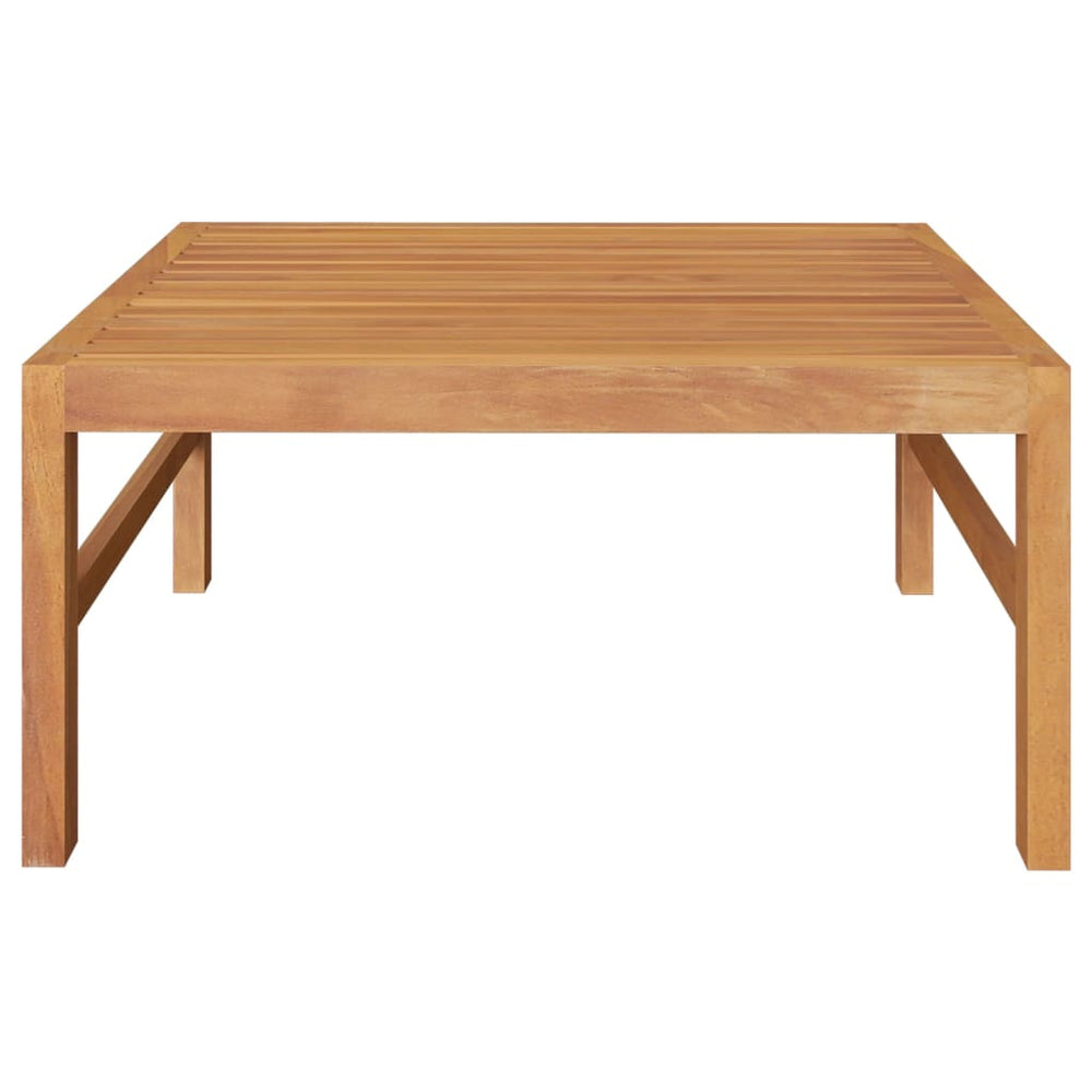 Gartentisch 63x63x30 cm Massivholz Teak