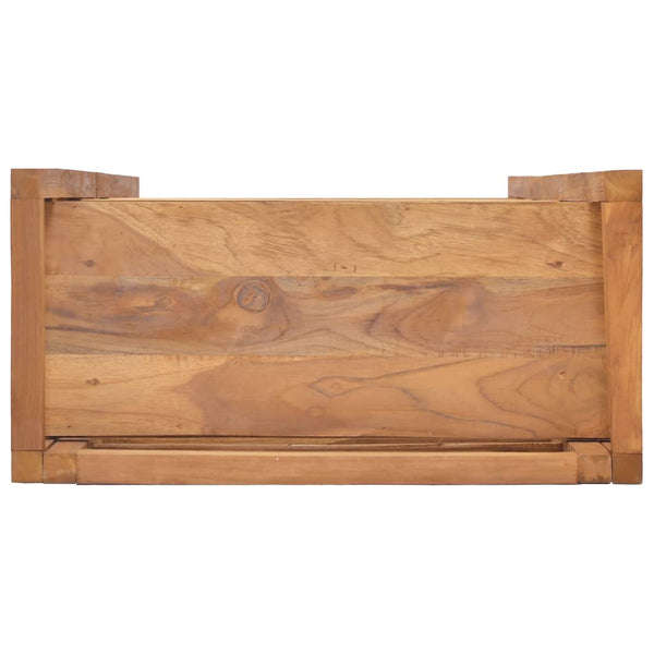Massivholz Teak Bücherregal 60x30x120cm