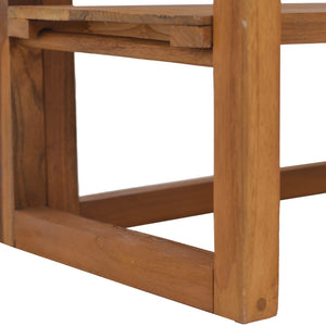 Massivholz Teak Bücherregal 60x30x120cm