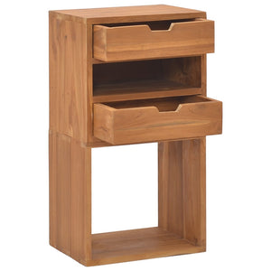 Massivholz Beistellschrank Teak 40x30x76 cm