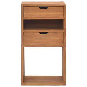 Massivholz Beistellschrank Teak 40x30x76 cm