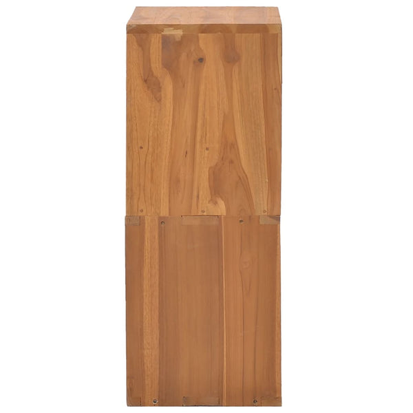 Massivholz Beistellschrank Teak 40x30x76 cm