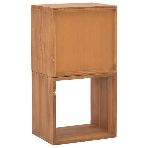 Massivholz Beistellschrank Teak 40x30x76 cm