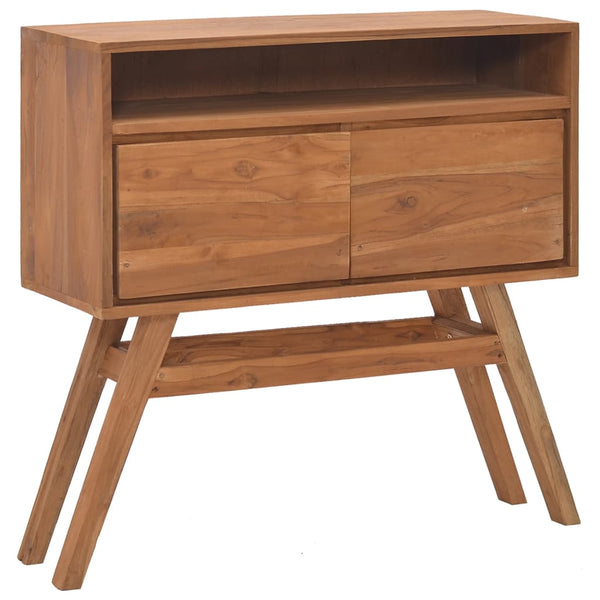 Massiver Teak Konsolentisch 80 cm