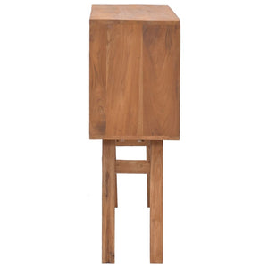 Massiver Teak Konsolentisch 80 cm