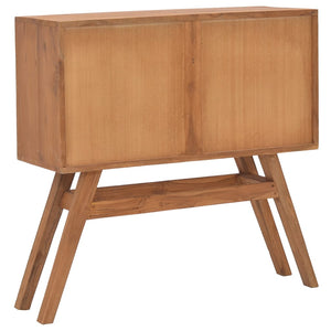 Massiver Teak Konsolentisch 80 cm