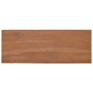 Massiver Teak Konsolentisch 80 cm