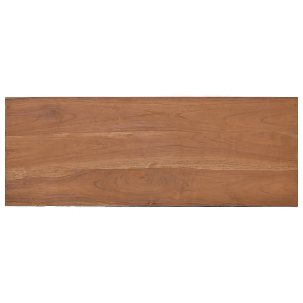Massiver Teak Konsolentisch 80 cm
