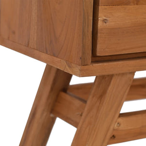 Massiver Teak Konsolentisch 80 cm