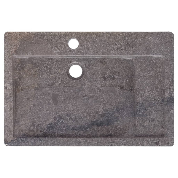 vidaXL Wash Basin Grey 58x39x10 cm Marble
