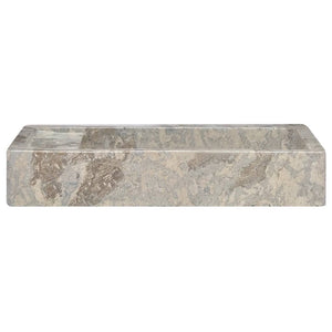 vidaXL Wash Basin Grey 58x39x10 cm Marble